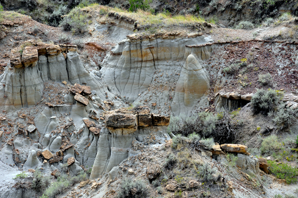 rock formations on the Cap Rock Trail